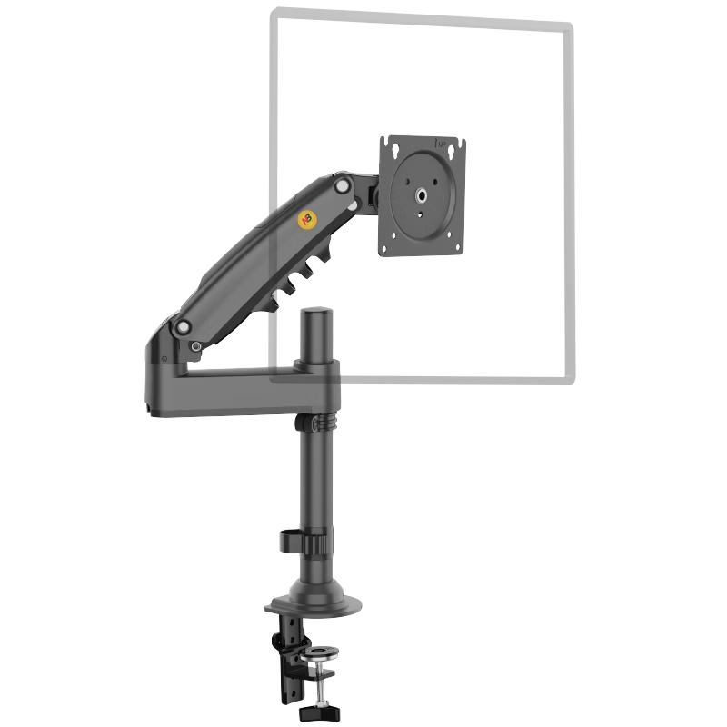 NB Monitor Stand Inverted Mechanical Arm, Computer Desk Clamp Base Inverted Screen Lifting Arm 17-32 Inch Dormitory Suspended Bracket Compatible with Zhuowei Gaming H100