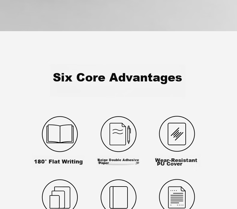 M&G Color-Block Soft Leather Cover Notebook, Meeting Office Supplies, Conference Record Book, Affordable Diary, Journal, Business 25K120 Single Book APYD2K78 3