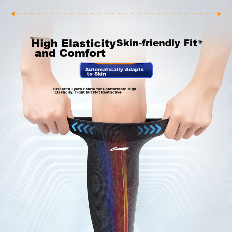 Li-Ning Calf Sleeves Unisex Sports Leg Guards Basketball Running Protective Fitness Cycling Compression Leg Socks 9
