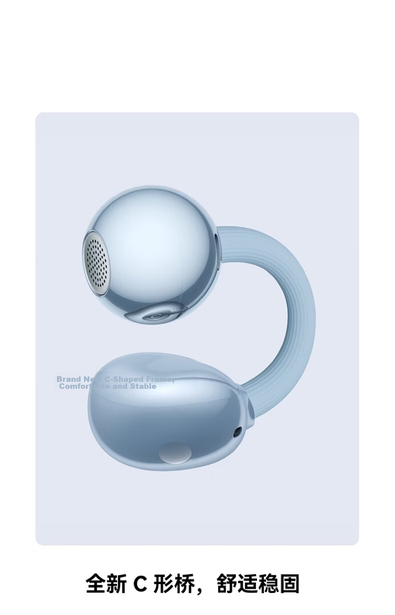 Huawei FreeClip 2 Ear Clip Earphones Rose Gold with Bowknot Accessory Gift Box 8
