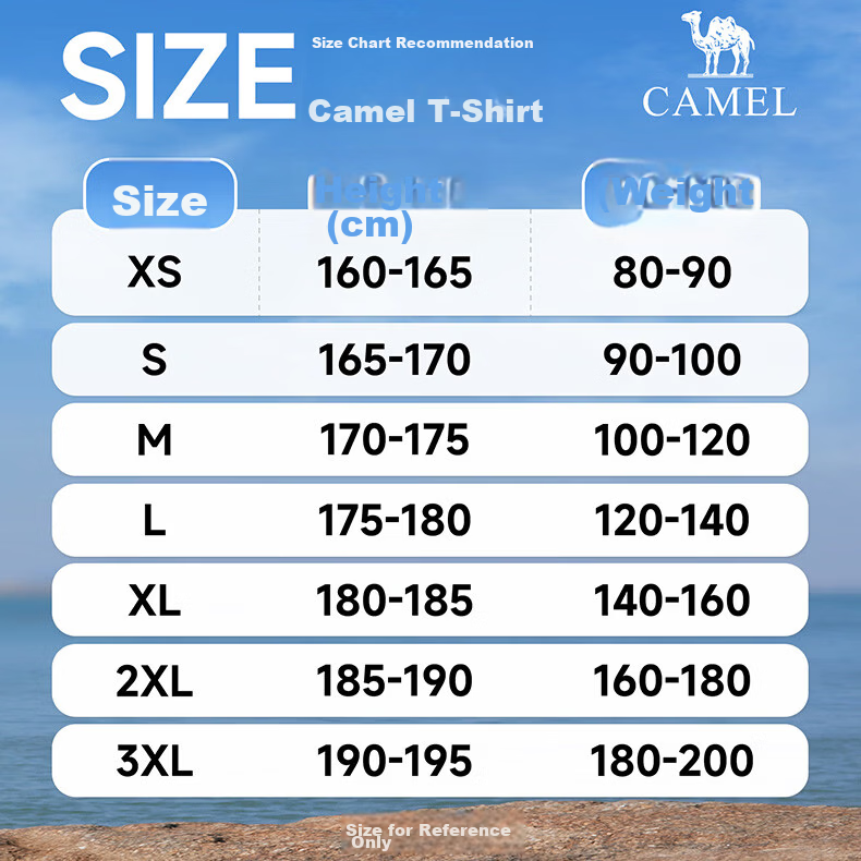 CAMEL Quick-Dry T-Shirt Casual Short Sleeve Men's Summer New Loose Fit Crew Neck Outdoor Sports Running Top 20