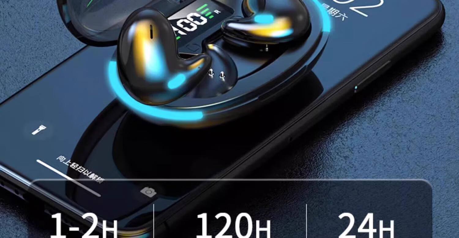 Chuang Sleep Headphones, Bluetooth Wireless, Aid Sleep, Side Sleeping, Ear-Friendly, Semi-In, Ultra-Thin, Ear-Adhering, Mini Invisible, Soundproof, Noise-Cancelling, Anti-Snoring, ASMR, High-Quality Sound, Extra-Long Battery Life 31