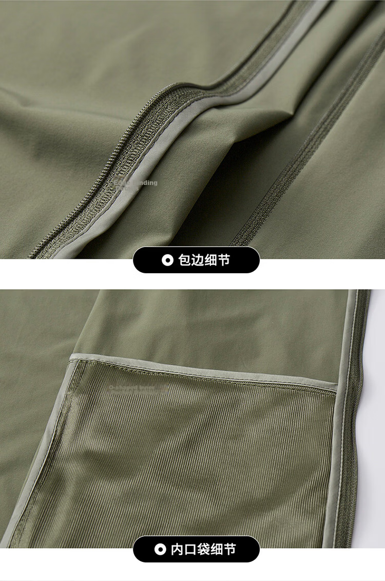 Hodo Men's Summer Lightweight Outdoor UV Protection Jacket Casual Sports Breathable Stand Collar Skin Jacket 17