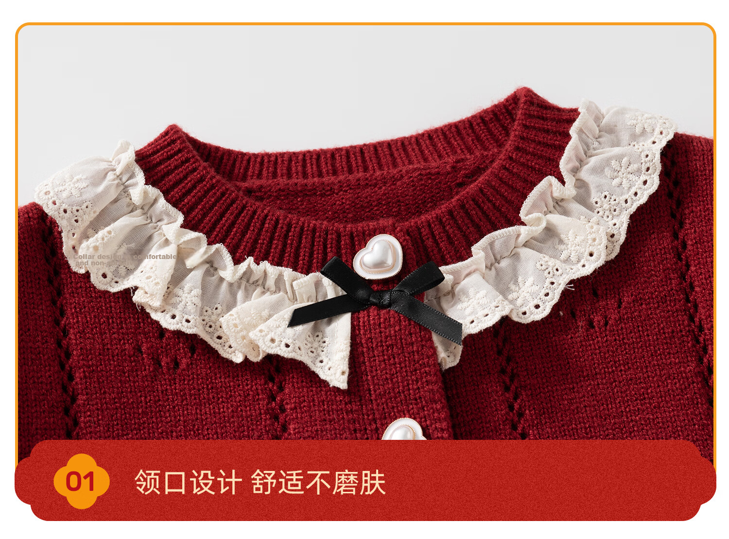 Banxidi Girls Sweater Spring 2026 New Children's Knitted Cardigan Baby Spring Autumn Jacket Toddler Knit Top 13