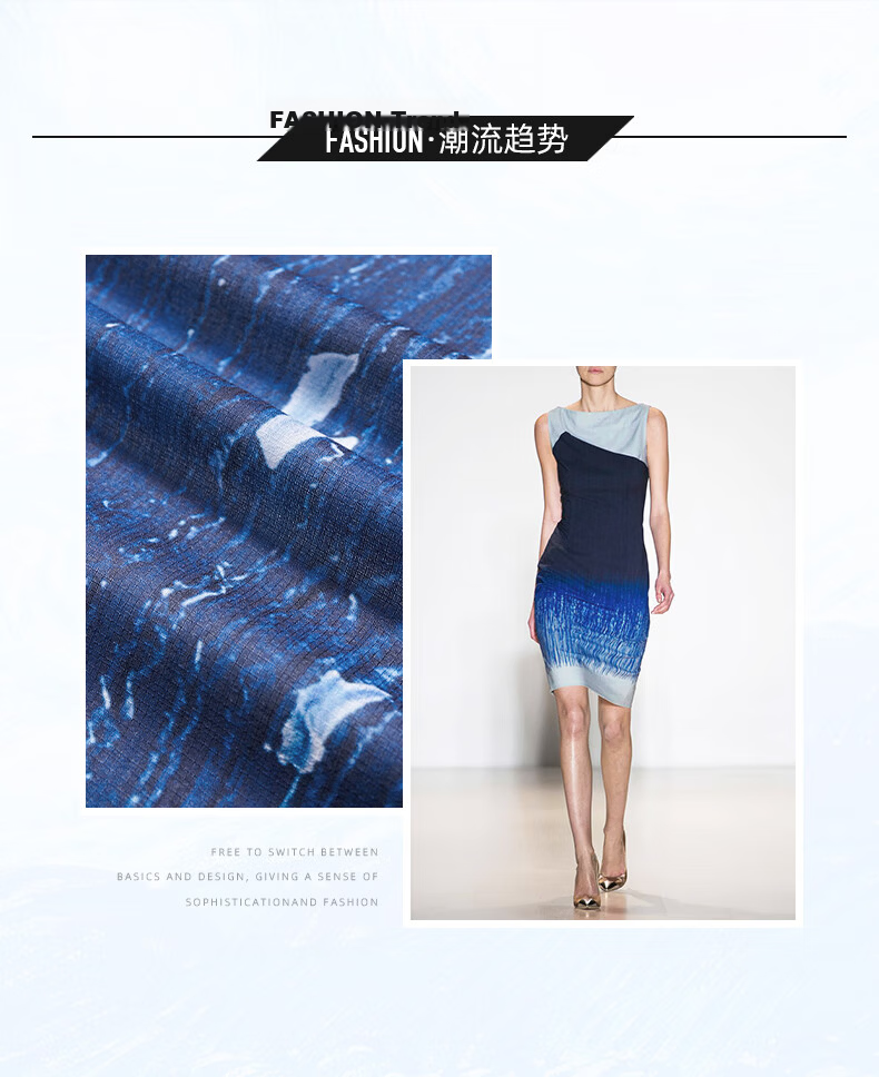 Yanyu Colorblock Patchwork Dress Women 2025 Summer High-End Unique Design Elegant Long Dress Blue Floral L 10