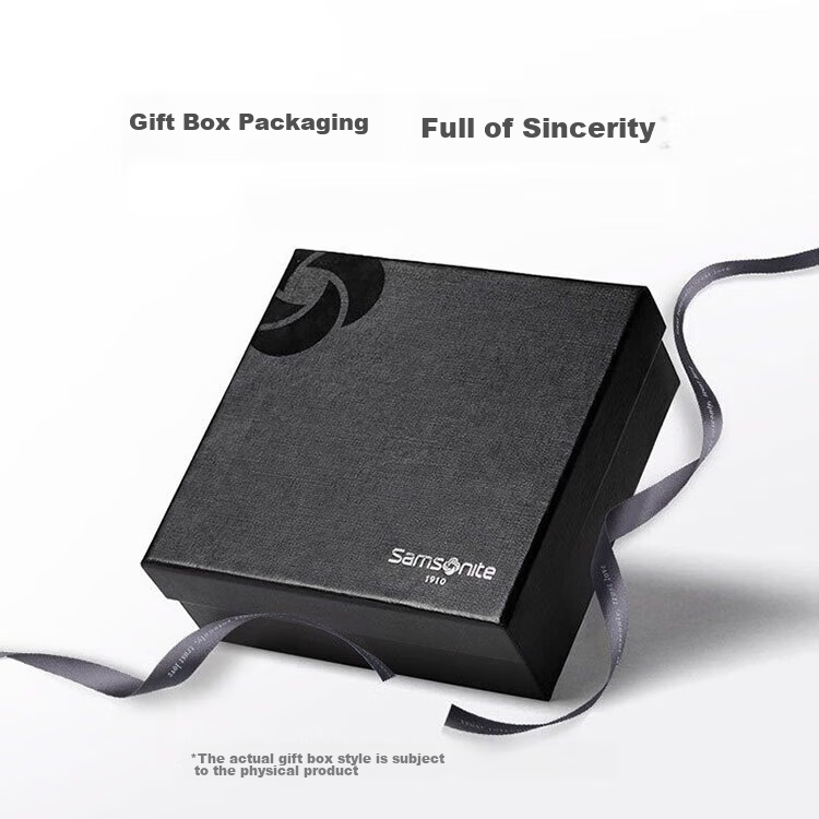 Samsonite Men's Multifunctional Leather Key Case Card Holder Coin Purse Key Organizer Birthday Gift TK7 10