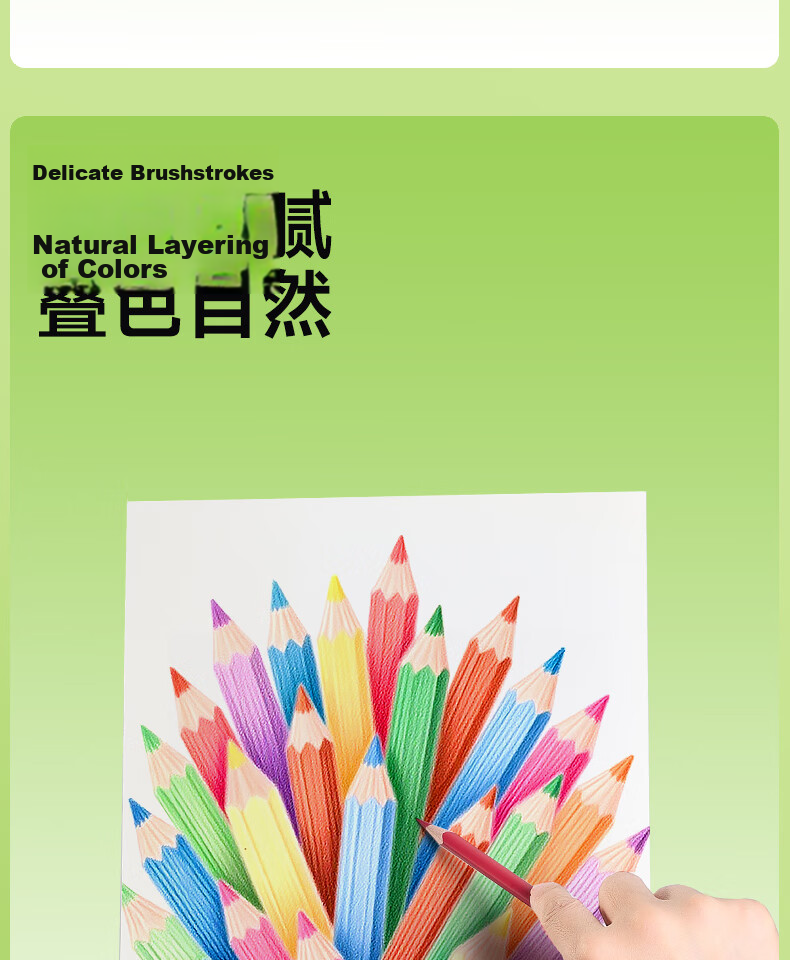 CHINJOO Erasable Triangular Colored Pencils 24 Colors Art Student Drawing Pens Kids Coloring Pencils Children's Gift Back to School Gift 13