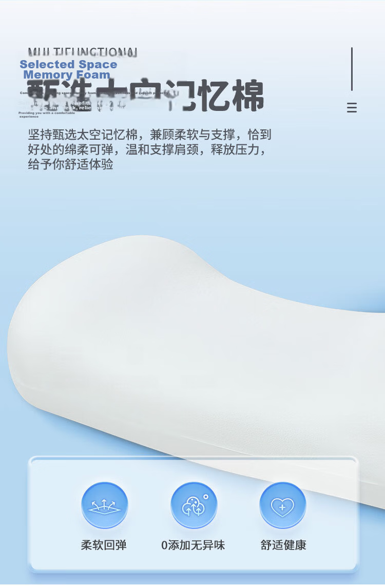 Aeromax Small Memory Foam Pillow for Office Nap, Student Lunch Break, Multifunctional Portable Sleeping Pillow Cushion Pillow 8