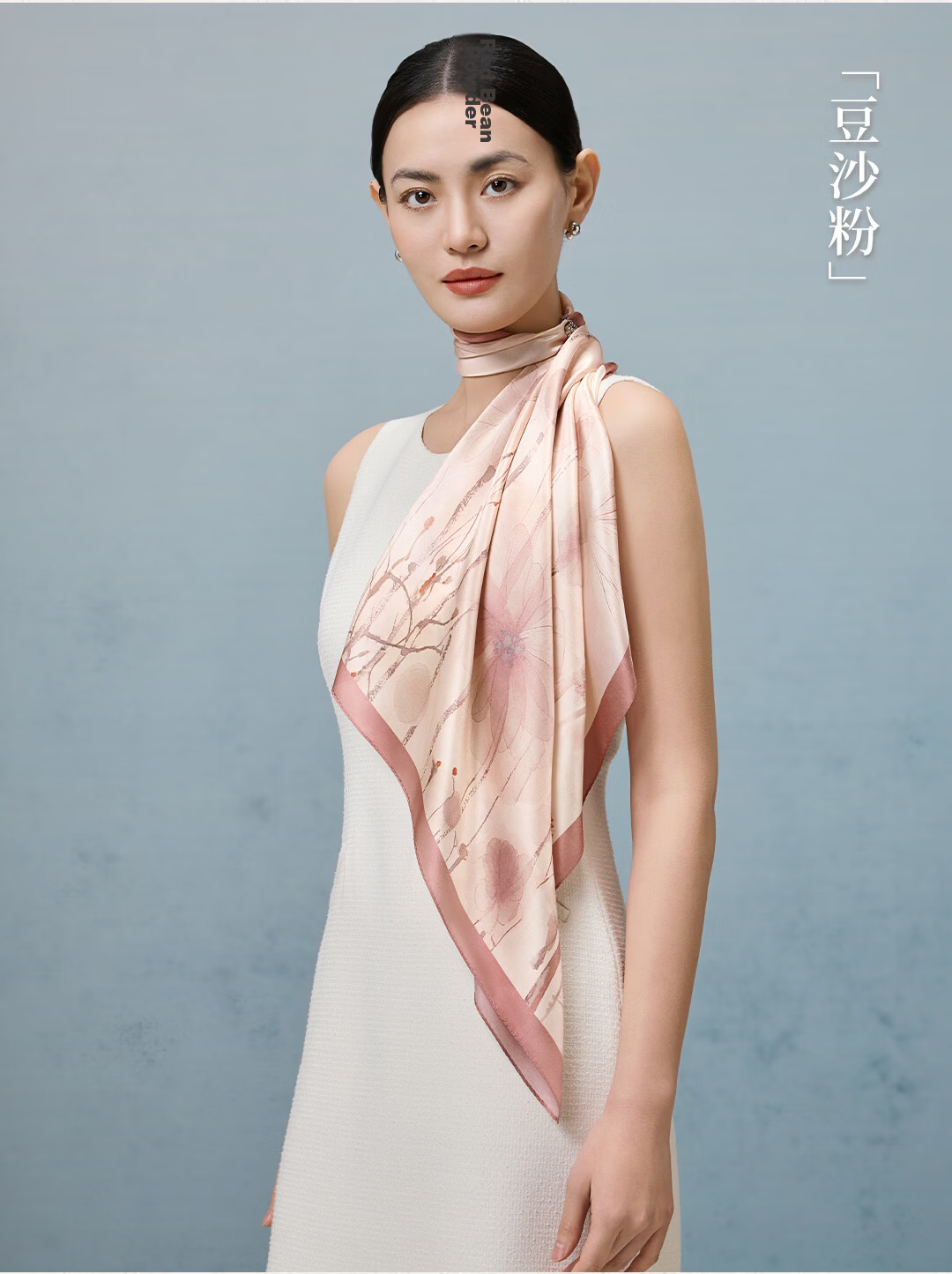 Shanghai Story 100% Mulberry Silk Scarf 12mm Plain Crepe Shawl Square Scarf Gift Box Teacher's Day Gift 7