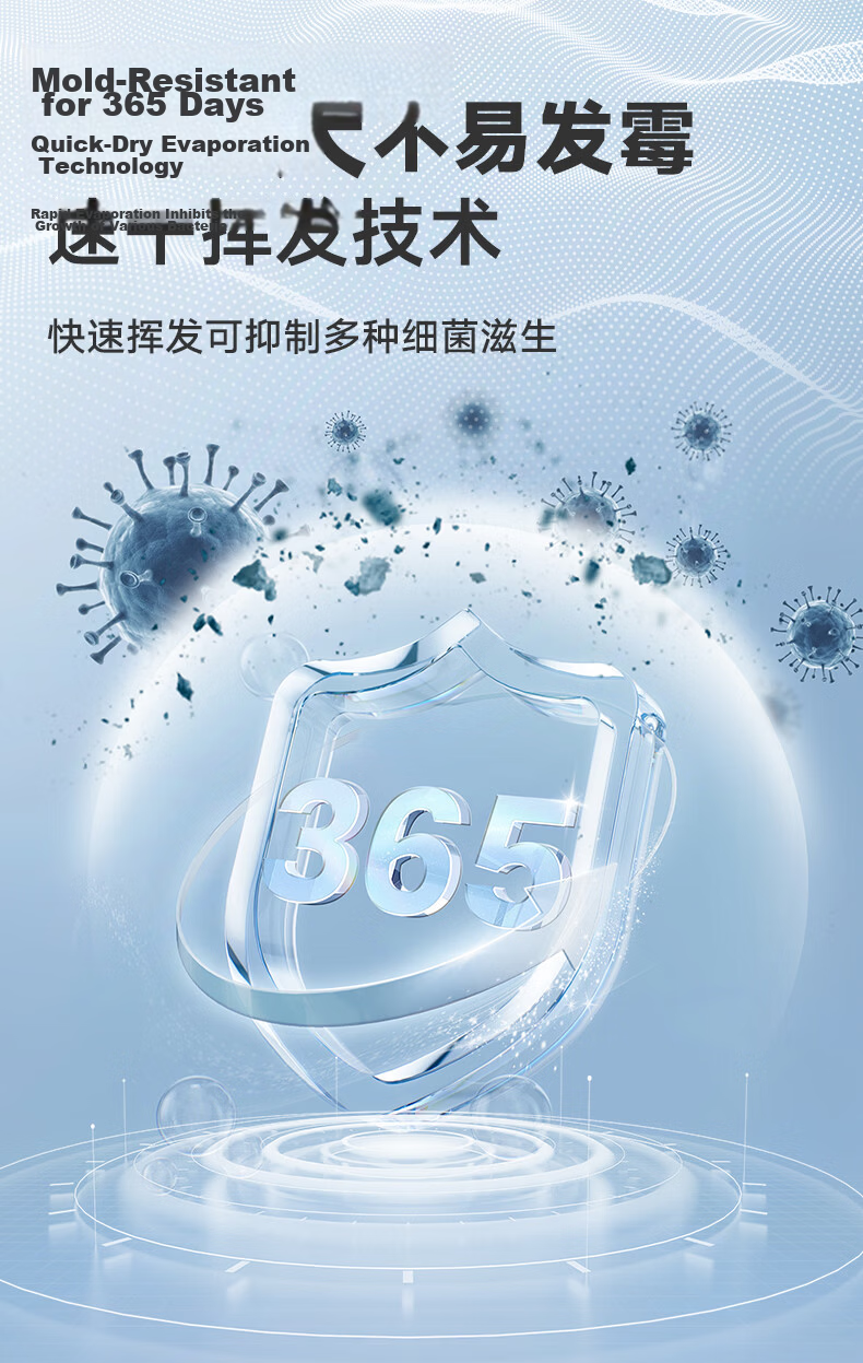 Dajiang Bathroom Mat, Absorbent And Non-Slip, for Toilet Entrance, 60x90cm 9
