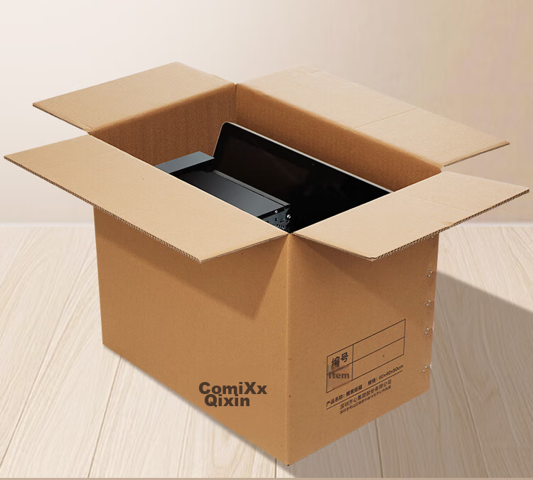 COMIX Moving Boxes 50*40*40CM [5-Pack with Handles] Extra Thick Large Cardboard Boxes for Packing, Shipping, Storage, and Office Use LU006-5 3