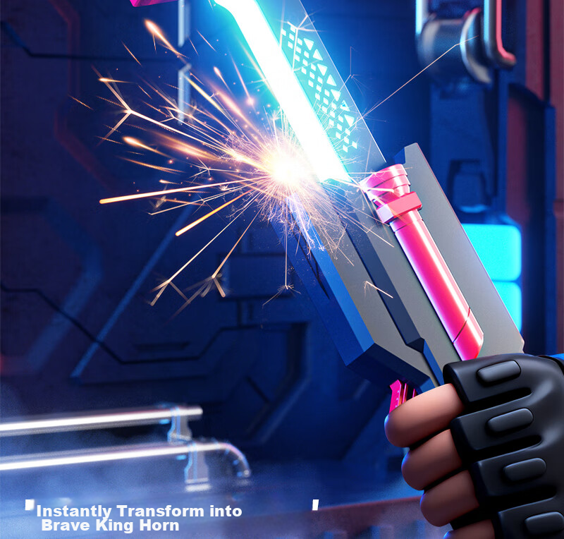 LIVING STONES 2026 Flame Sword Laser Spark Light Saber Flint Glowing Sword Kids Toy Boys Birthday Gift 2