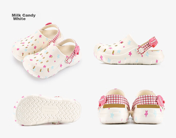BALABALA Kids Summer Clog Sandals Boys Girls Bathroom Shower Slippers Girls Casual Sandals Parent-Child Beach Shoes for Older Children 16