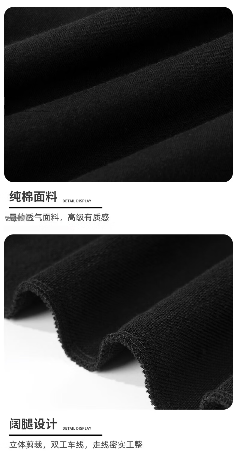 Baleno Women's Summer New Pure Cotton Loose Casual Sports Shorts Elastic Waist Slim Straight Five-Point Pants 17