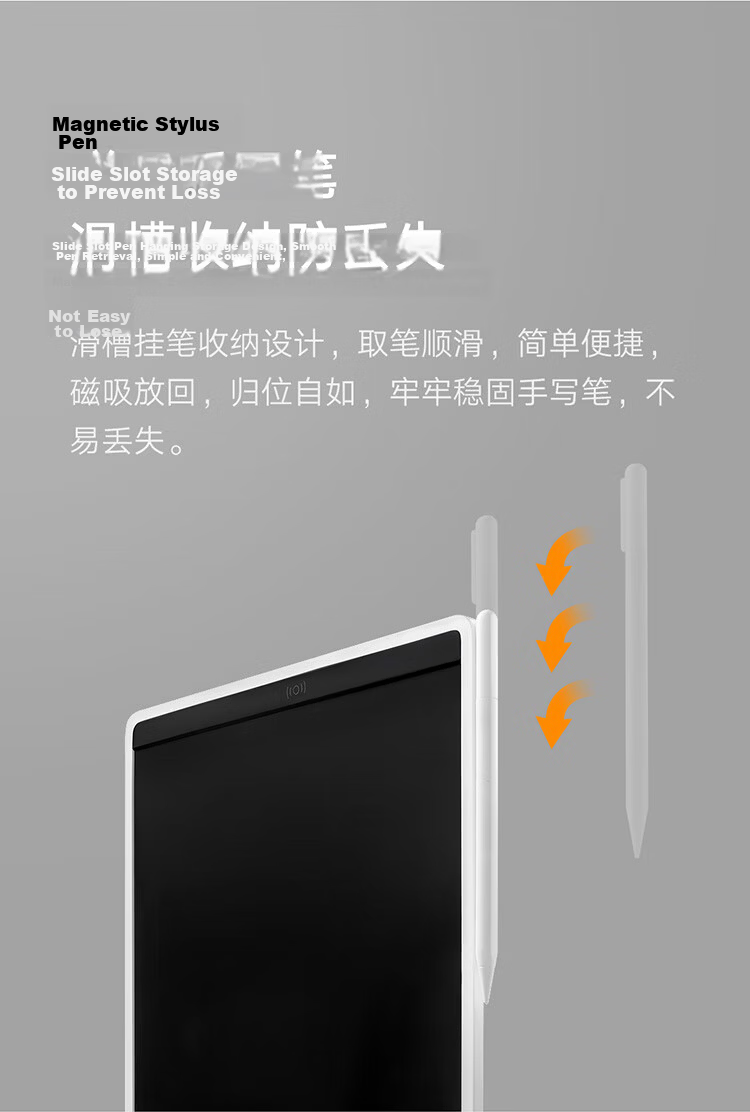 Mijia LCD Drawing Board, Colorful Version 10-Inch, Children's Drawing Pad, Writing Calculation Handwriting Drawing Doodling, Electronic Drawing Board, Writing Tablet 6