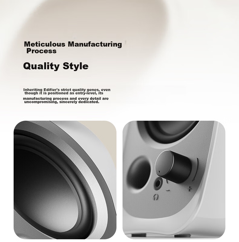 EDIFIER R10U 2.0 Channel Computer Speakers, Desktop And Laptop Speakers, Black 13