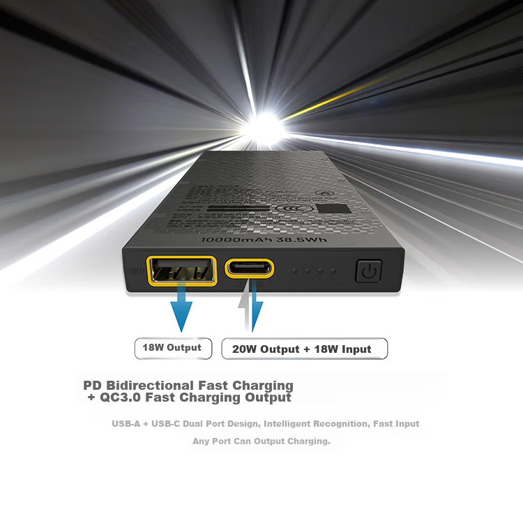 NITECORE NB10000 GEN2 Carbon Fiber Ultra-Thin Lightweight Power Bank【3C Certified】 10