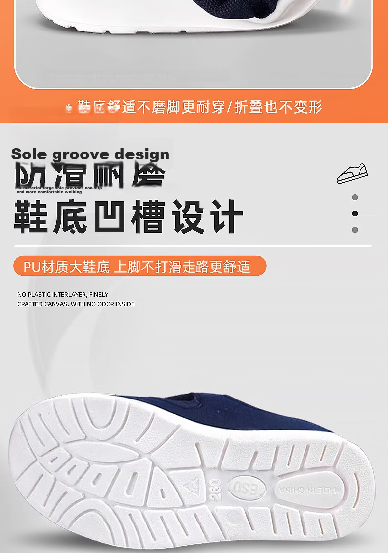 Mulang Anti-Static Mid-Top Shoes Thickened Soft Sole for Food Factory Clean Room, Unisex Dustproof Non-Slip Breathable Work Shoes Blue PU Mid-Top Shoes Size 37 7