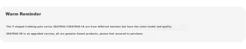 CAMEL [Qingfeng] Hiking Pole, Outdoor Trekking, Lightweight Portable Telescopic Mountaineering Equipment, Aluminum Alloy Walking Stick 4