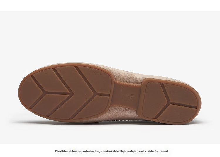 Laird 2026 Spring Summer Commuter Simple Sheepskin Comfortable Loafers Women 12601 Milk Tea Almond BDS 34 9