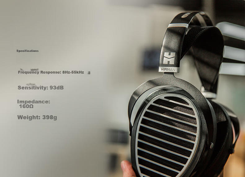 HIFIMAN ANANDA Full-Size Open-Back Planar Magnetic Over-Ear HiFi Music Headphones High-Fidelity Mobile Direct-Drive Audiophile Headphones 6