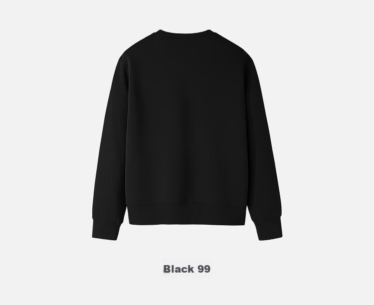 HLA Men's Autumn 25 Mountain Series Round Neck Embroidered Soft Long Sleeve Men's Sweatshirt 15