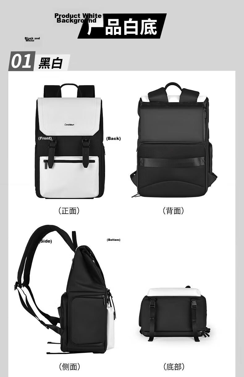 CWATCUN Kaden Camera Backpack Dual Shoulder Bag for Fujifilm Sony Canon DSLR Camera Photography Bag Casual Commuter Shockproof High-Quality Top and Bottom Compartments Unisex 14