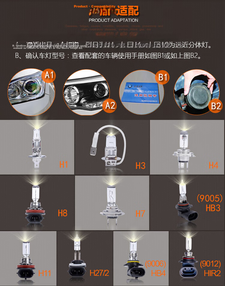 OSRAM Automotive Bulb, Headlight Low Beam High Beam Halogen Lamp, H7 Standard Type, 12V (Single Pack) 3