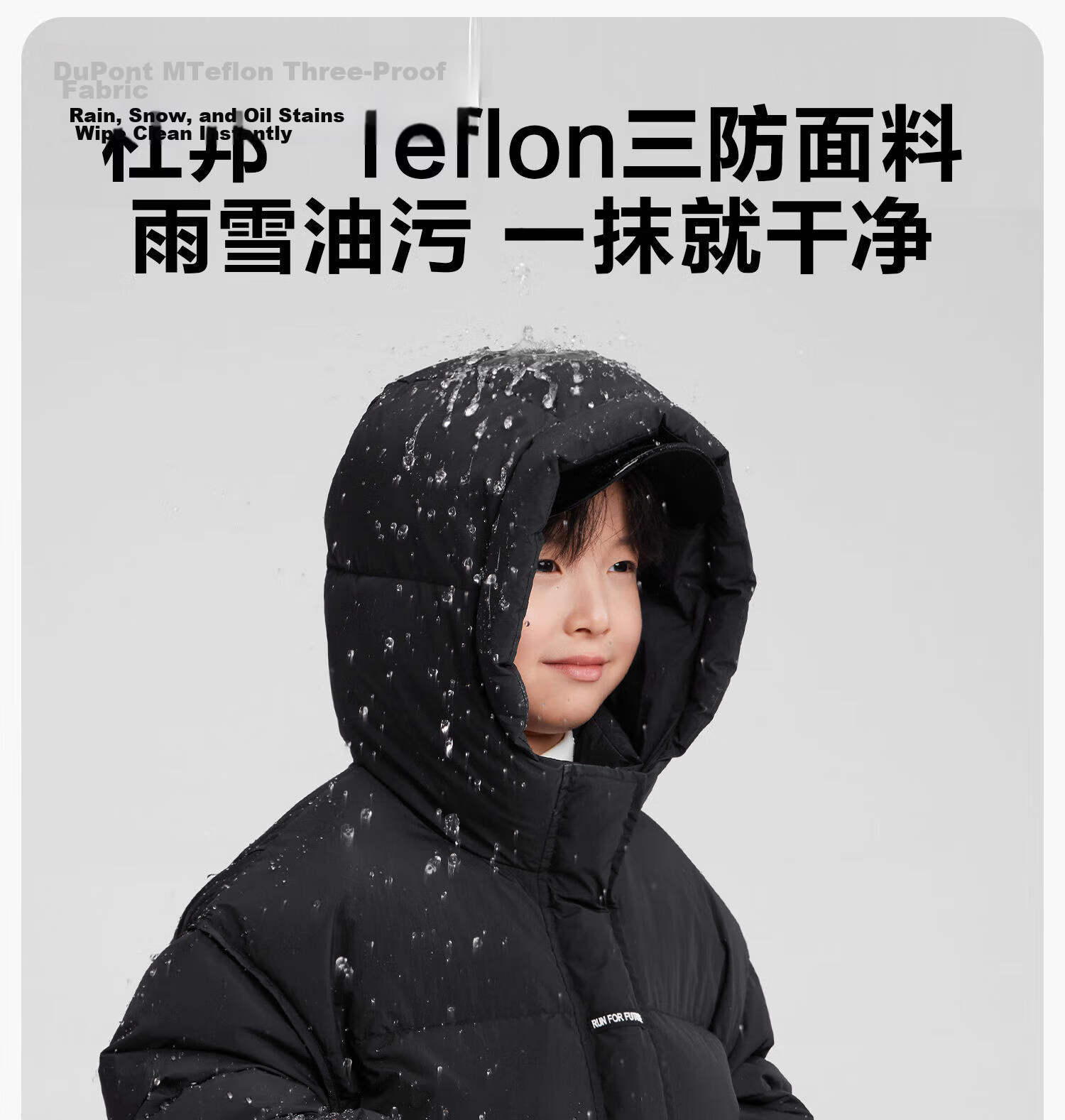 Zuo Xi Boys' Mid-Length Down Jacket Winter Warm Thickened Hooded Coat Red Size 130 New Year Outfit 11