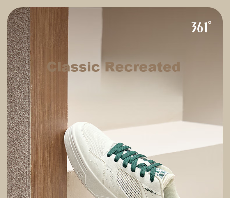 361° Men's Sports Shoes, Soda Autumn Mesh Breathable Lightweight White Sneakers, Men's Shoes 672516626-4 1