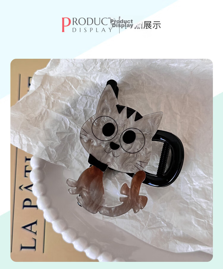 CHIMERA Cute Animal Hair Claw Shark Clip Hairpin Hair Accessory for Women Teacher's Day Gift 4