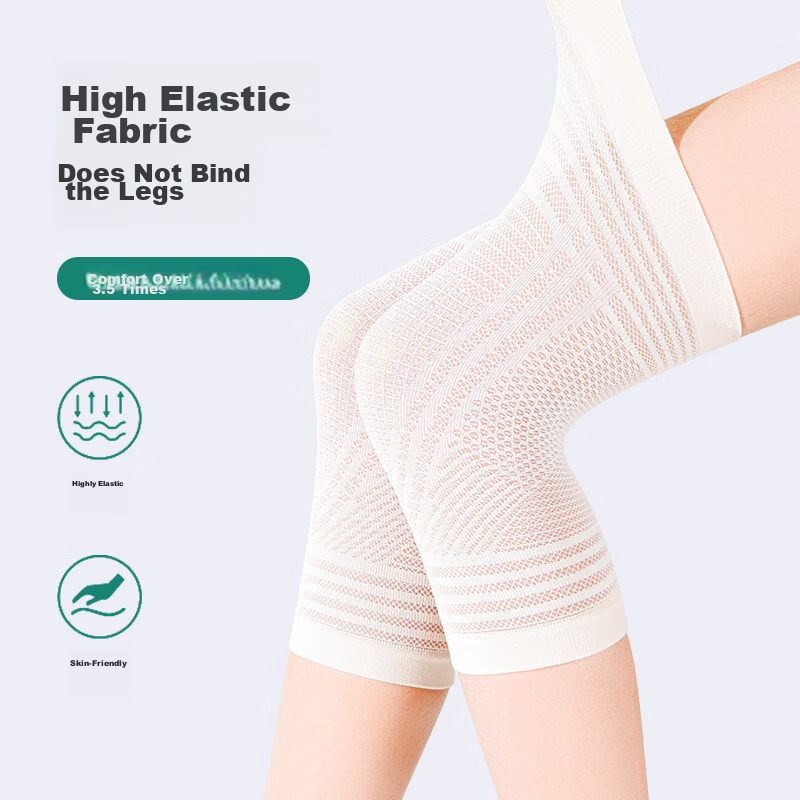 KYOLENS Silk Knee Brace, Thin Summer Version, Warm, for Arthritis And Meniscus Injury, Professional Sports Protection for Men And Wome 4