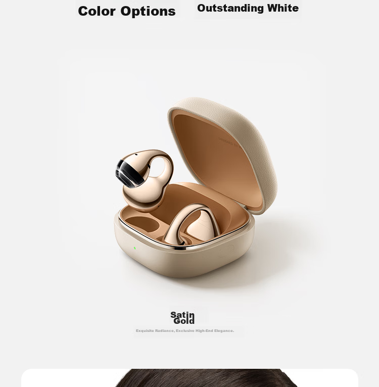 MI Xiaomi Clip-On Bluetooth Wireless Earphones Comfortable and Secure Fit Recommended by Lei Jun Compatible with Apple and Android Phones 11
