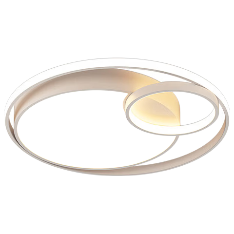 MICOE LED Modern White Cream Style Ceiling Light Set for Living Room and Bedroom, Simple and Elegant Zhongshan Lighting
