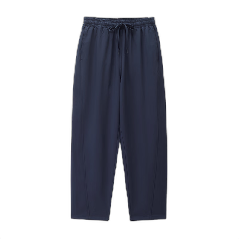 Giordano Women's Pants 2026 Summer New Four-Way Stretch Drawstring Elastic Waist Cropped Tapered Pants 13426224