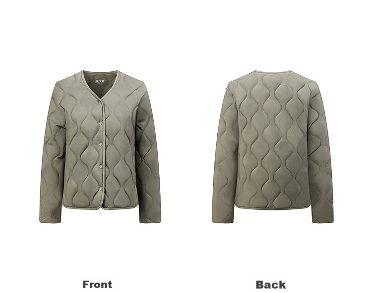 Bosideng Women's Spring and Autumn 90% Down Lightweight V-Neck Slim Short Casual Jacket Gift Mall Same Style 36