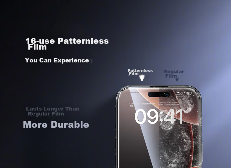 UGREEN Tempered Glass Screen Protector for iPhone 16 Pro Max, Full Coverage, Anti-Fingerprint, Drop Resistant, Ultra-Thin, Dust-Free Installation 21