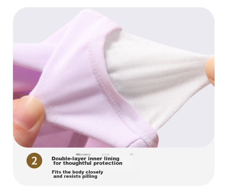DEESHA 7A Antibacterial Mulberry Silk Gusset Children's Girls' Underwear Mid to Large Kids Youth Boxer Shorts 13