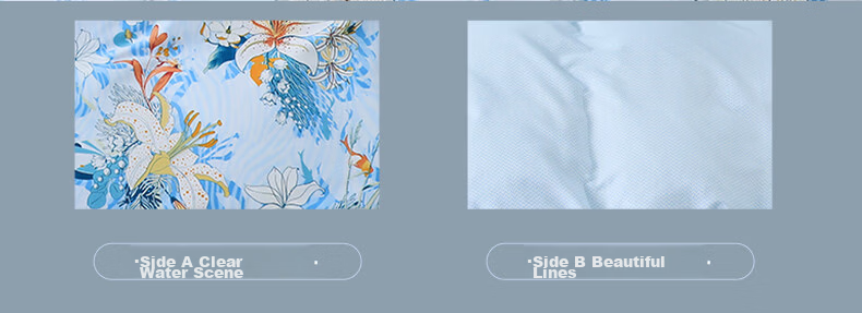 Fuanna Single Cotton Duvet Cover 100% Pure Cotton Skin-friendly Printed Duvet Cover Single/Double 203*229cm 7