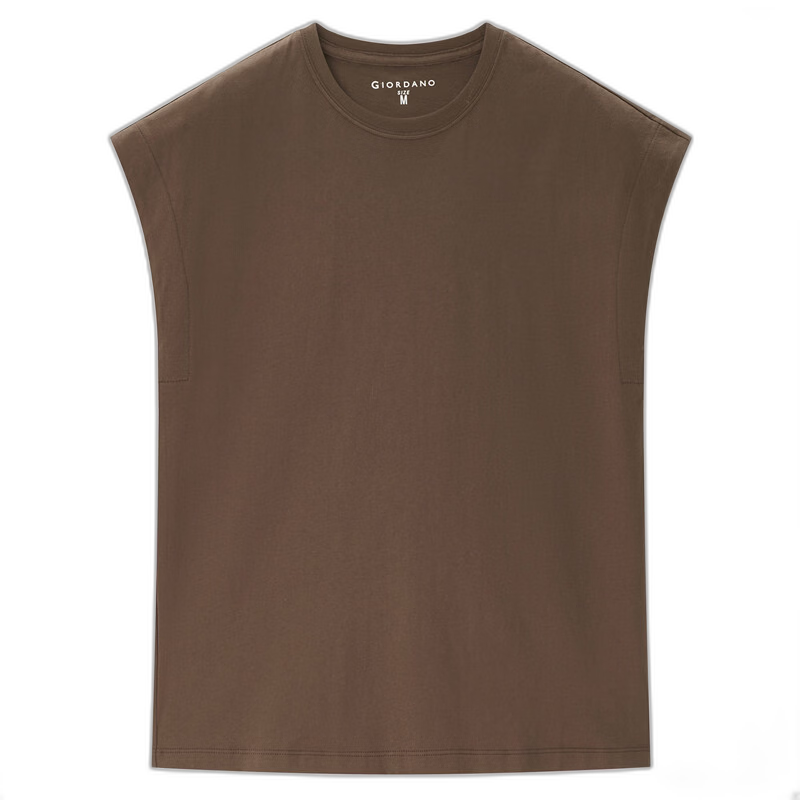 Giordano Women's T-Shirt, Summer New Style, Pure Cotton, Attractive And Elegant, Round Neck White T-Shirt for Women, Short Sleeve, 13323309
