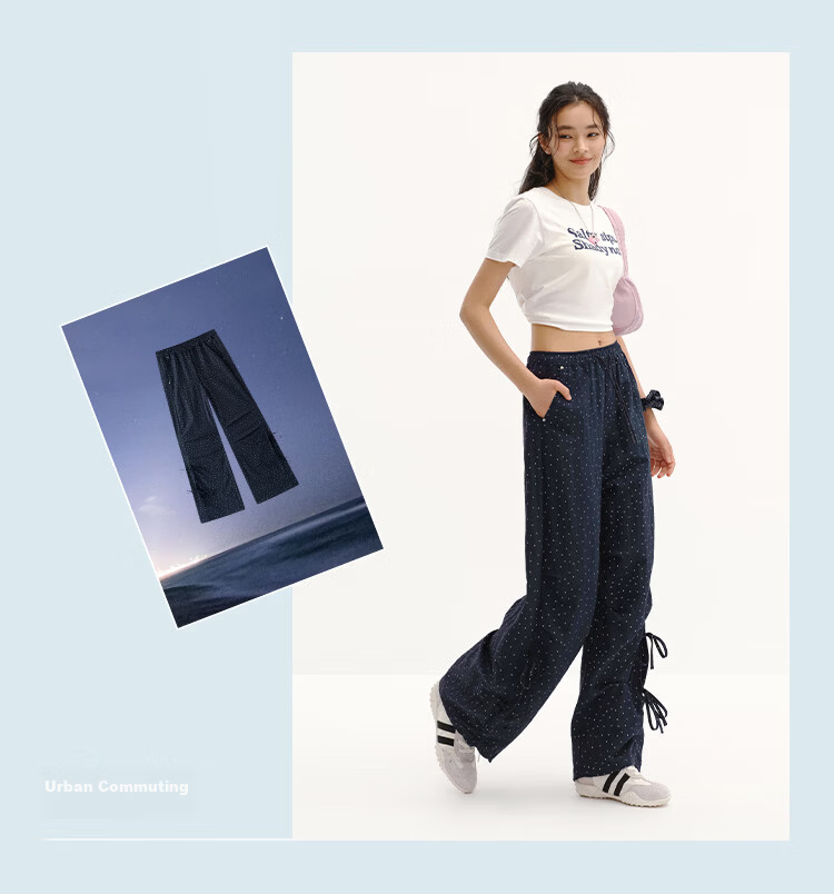 Semir Mall Same Style | Women's Summer Casual Pants Sun Protection Moisture-Wicking Quick-Dry 2026 Cool Wide-Leg Pants 101326127012A 14