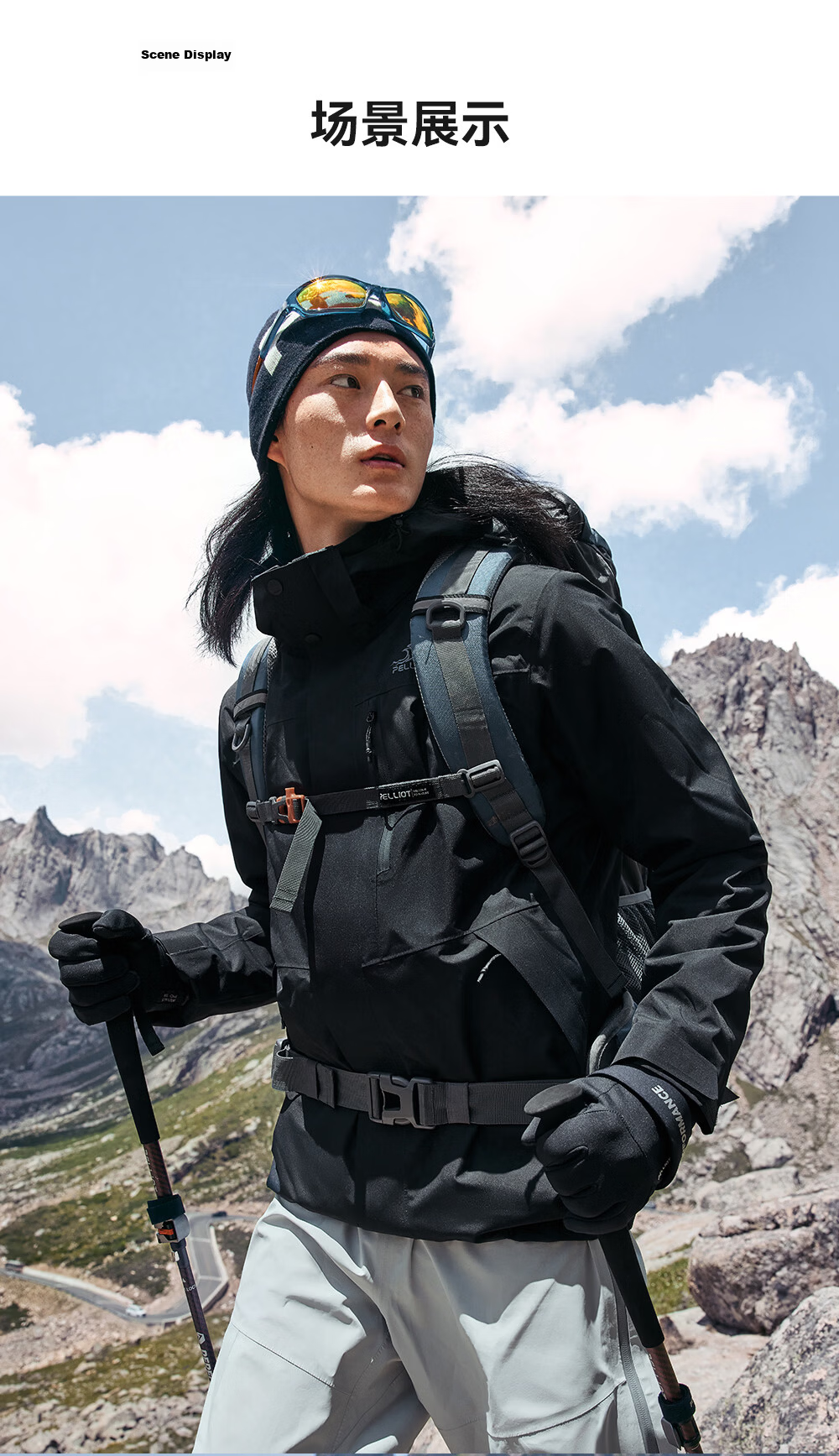 Pelliot Mountain Classic 2.0 3-in-1 Waterproof Jacket Unisex Spring Autumn Warm Coat Jacket 11340105 Blue S 14