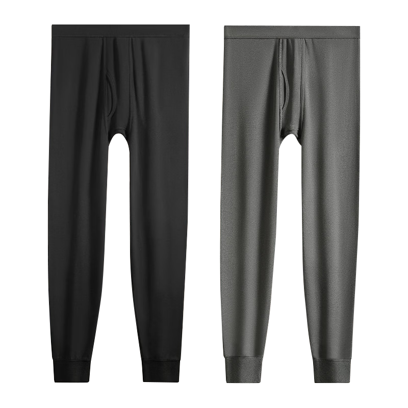 LangSha [Fall New Arrival] Plus Size Men's Thermal Underwear, Pure Cotton Autumn And Winter Long Johns, Thin Warm Base Layer Pants