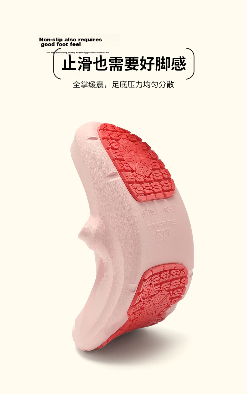 Baibao Patented Non-Slip Slippers for Women, Home Bathroom Shower Water-Draining Soft-Soled Maternity Elderly Anti-Slip Indoor Sandals 7