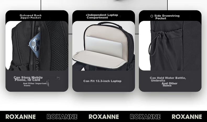 Xinxiuli Urban Ladies Backpack, 16-Inch Laptop Bag, NT0 Black, Birthday Gift for Girlfriend 11