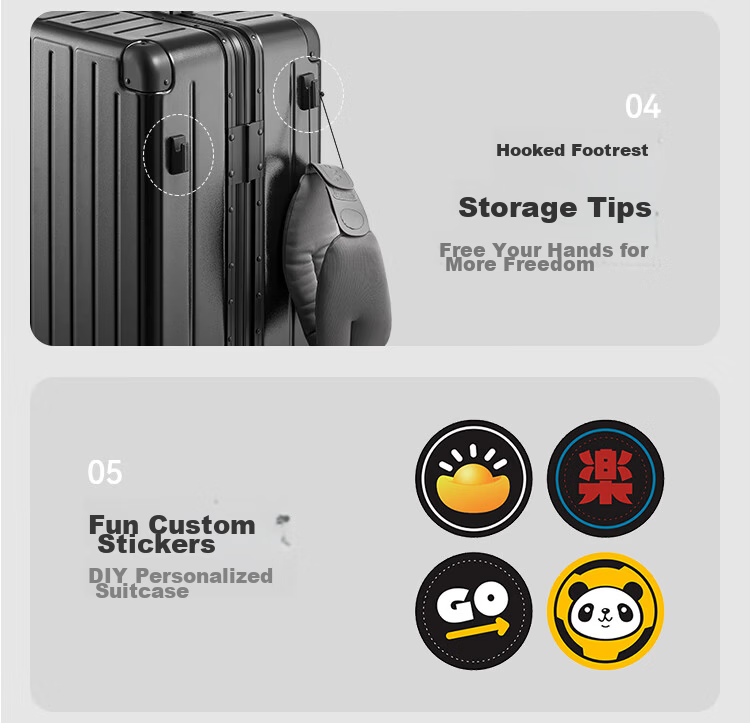 JD Jingzao Boundless Aluminum Frame 28-inch Luggage Suitcase for Men and Women Travel Trolley Password Lock Large Capacity Suitcase Student Graphite Gray 16