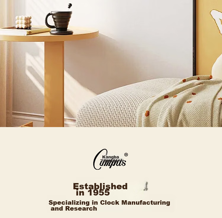 Compas Silent Quartz Wall Clock with Calendar for Living Room and Bedroom, Simple Design, Gold, 26cm, Model c2855Y 2