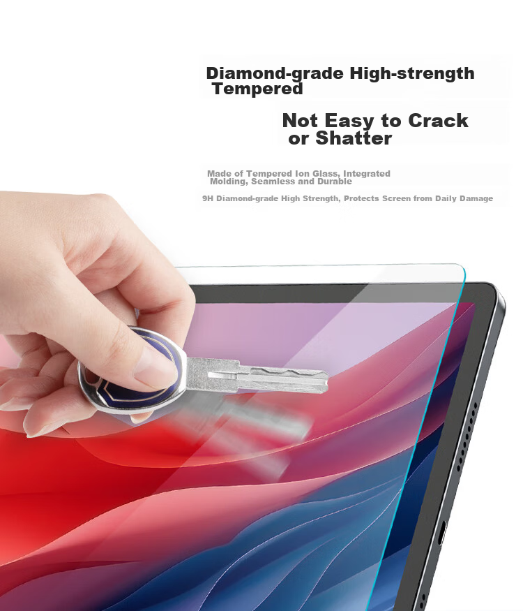 Lenovo Xiaoxin Pad2024 Tablet Screen Protector, Multi-Size Universal, Diamond-Grade Strength, HD Clear Tempered Glass Film 2