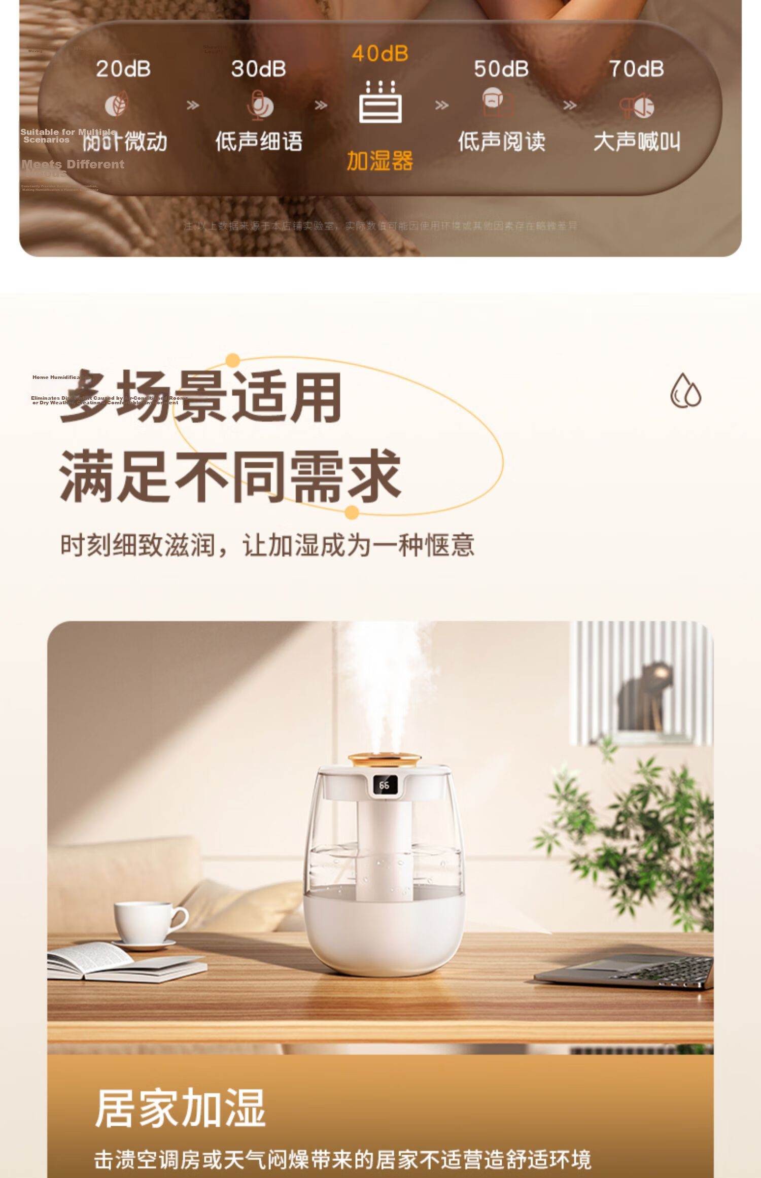 KPD KEEP PURSUING DREAMS USB Humidifier, Quiet Operation for Bedroom, Baby Room, Office Desk, Large Capacity, Smart Humidity Control with Dual Nozzles, High Mist Output, Humidification And Purification, White [Nanometer Atomization] 23