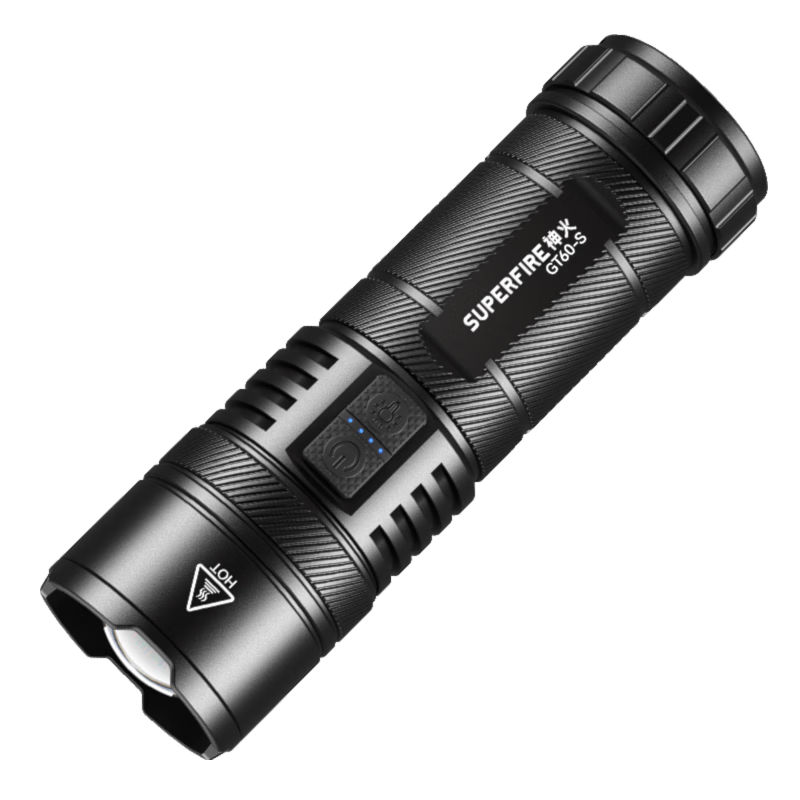 SupFire Flashlight High Brightness Zoom Long Battery Life Outdoor Survival Ultra Bright Long Range Sky Piercing Cannon 200000
